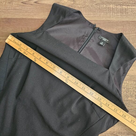 Ann Taylor Virgin Wool Blend Sleeveless Sheath Midi Dress 2P - Picture 3 of 8